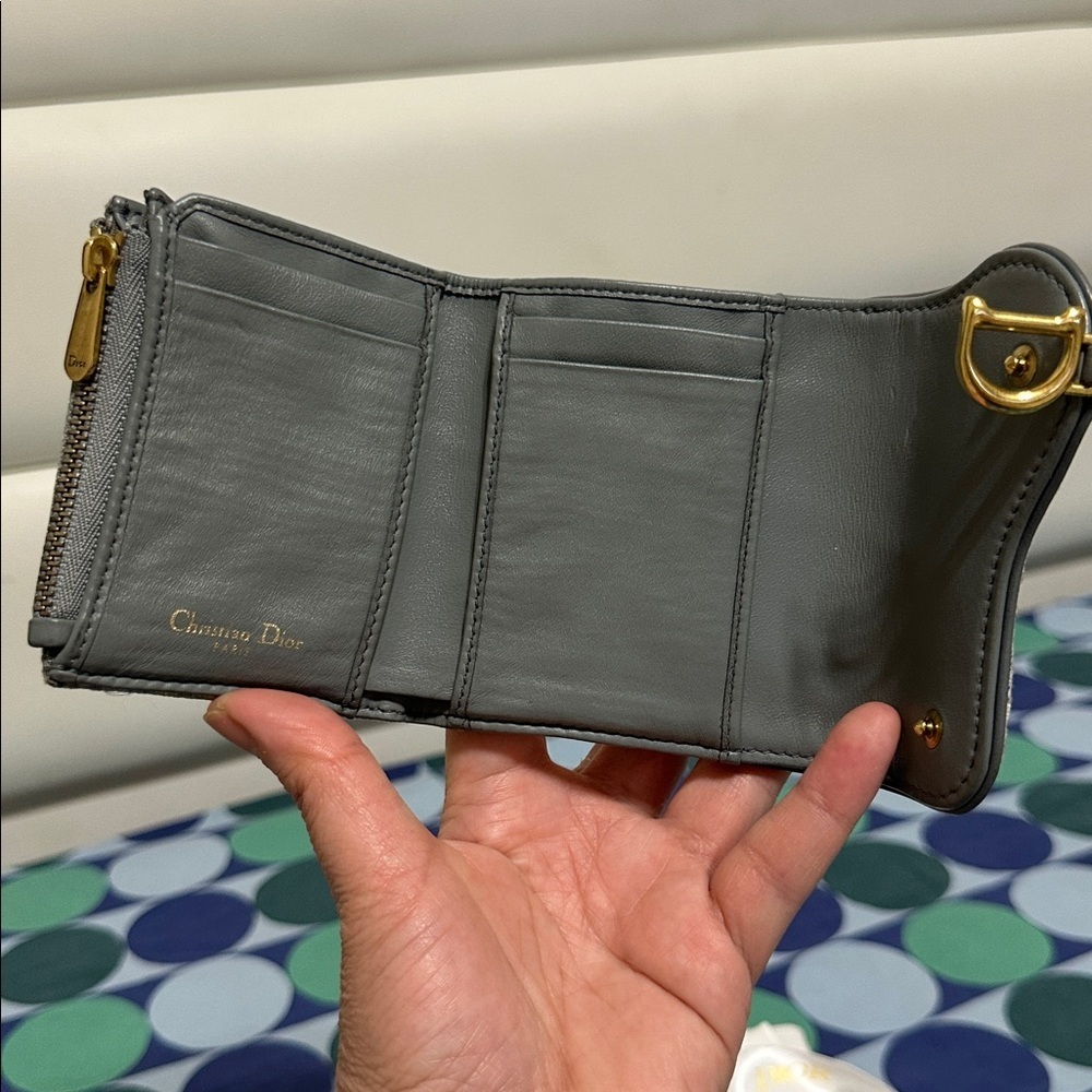 Dior Saddle Compact Tri-Fold Wallet - Picture 11 of 15